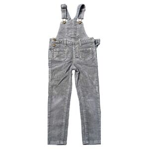 Jamie Kay Gray Corduroy Overalls Jumpsuit Pants Toddler 3T
